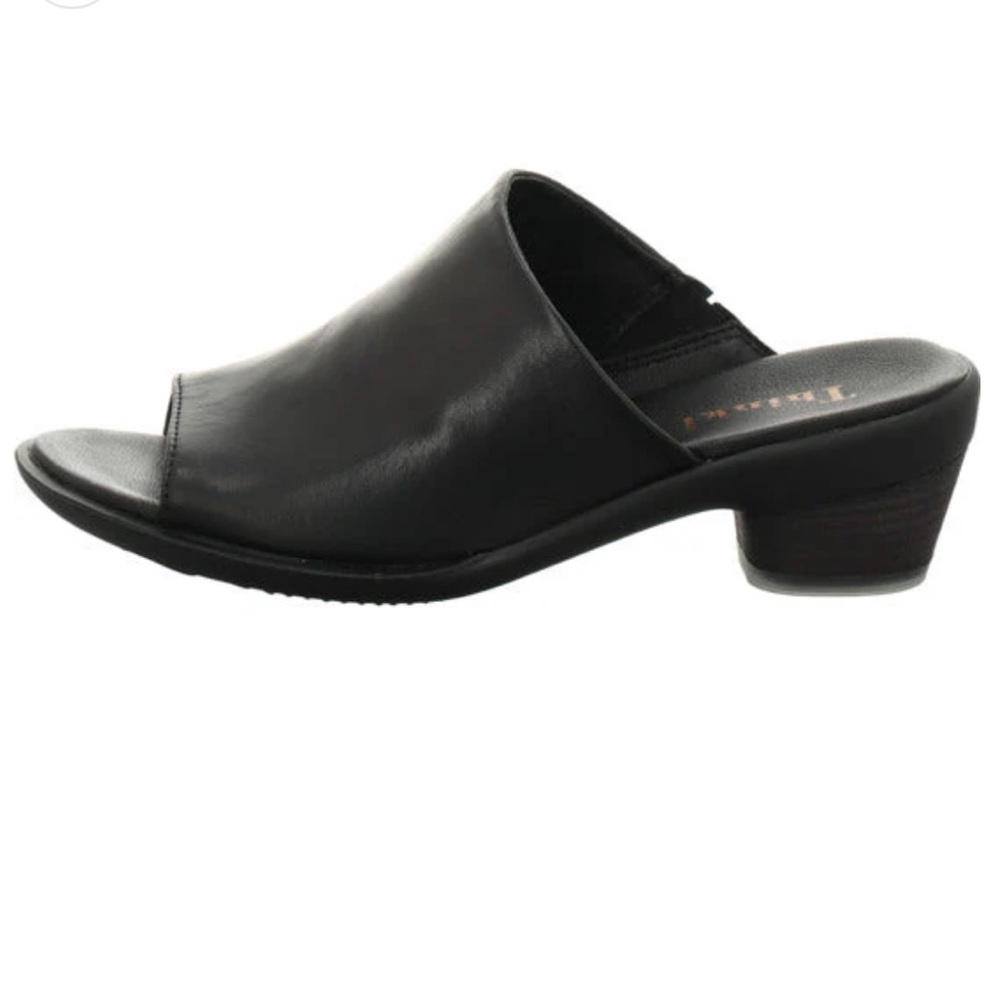 Think! Women’s Black Mule Sandals